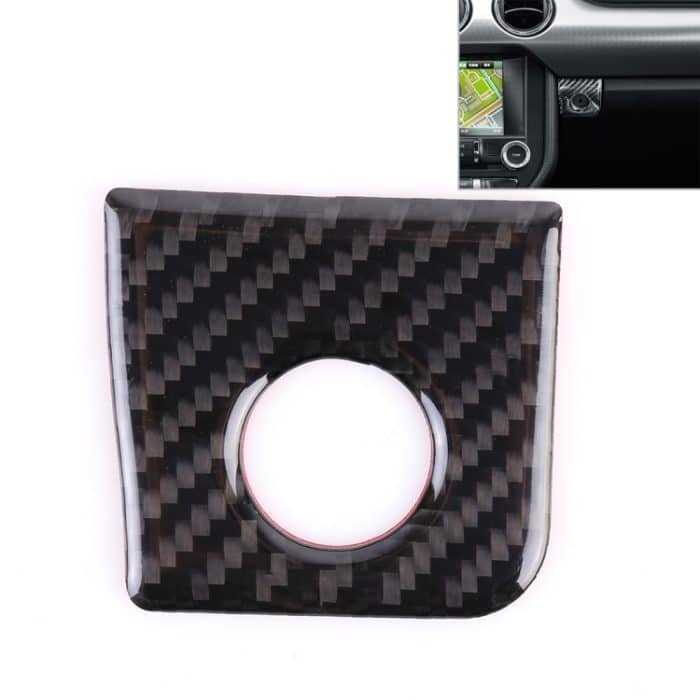 CMS3209.jpg Auto Copilot Aufbewahrungsbox Knopf Dekorativer Aufkleber für Ford Mustang 2015-2020 – Bild 1