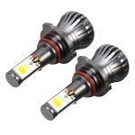 2 PCS 9006 HB4 6W 400LM Auto-LED Dreiseitige COB-Chips Austausch der Nebelscheinwerferlampe (weißes Licht + gelbes Licht) – Bild 2