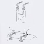 2 stücke Autositz Back Kofferraumtasche Aufhängerhalter Auto Kopfstütze Gepäckhaken – Bild 5