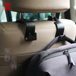 2 stücke Autositz Back Kofferraumtasche Aufhängerhalter Auto Kopfstütze Gepäckhaken – Bild 7