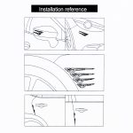 8 PCS Auto Fahrzeug Tür Seitenschutz Anti Crash Streifen Außen Vermeiden Stöße Kollision Aufprallschutz Aufkleber, R-2119 Door Edge Guards, Door Side Guard, R-2119 – Bild 5