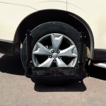 Tragbare klappbare Autotreppe Reifenhalterung Stufenleiter für Kleintransporter, LKW, SUV