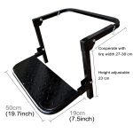 Tragbare klappbare Autotreppe Reifenhalterung Stufenleiter für Kleintransporter, LKW, SUV – Bild 2