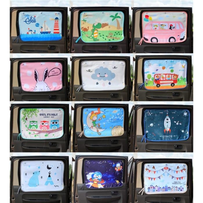 Auto-Vorhang, Sonnenschutz, Isolierung, Fenster, Sonnenschutz, Autozubehör, Größe: ca. 52 x 68 cm – Bild 6