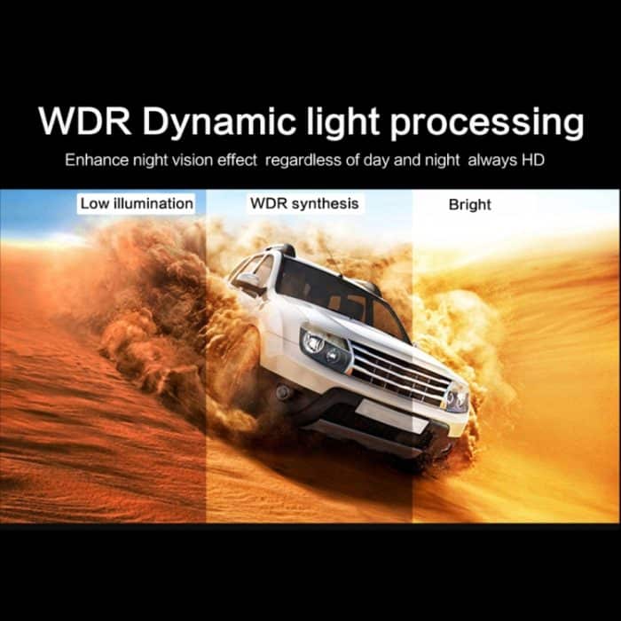 G705 5-Zoll-LCD-Touchscreen-Rückspiegel Auto-Recorder mit separater Kamera, 170-Grad-Weitwinkelanzeige, Support-Loop-Video / Bewegungserkennung / G-Sensor / TF-Karte – Bild 9