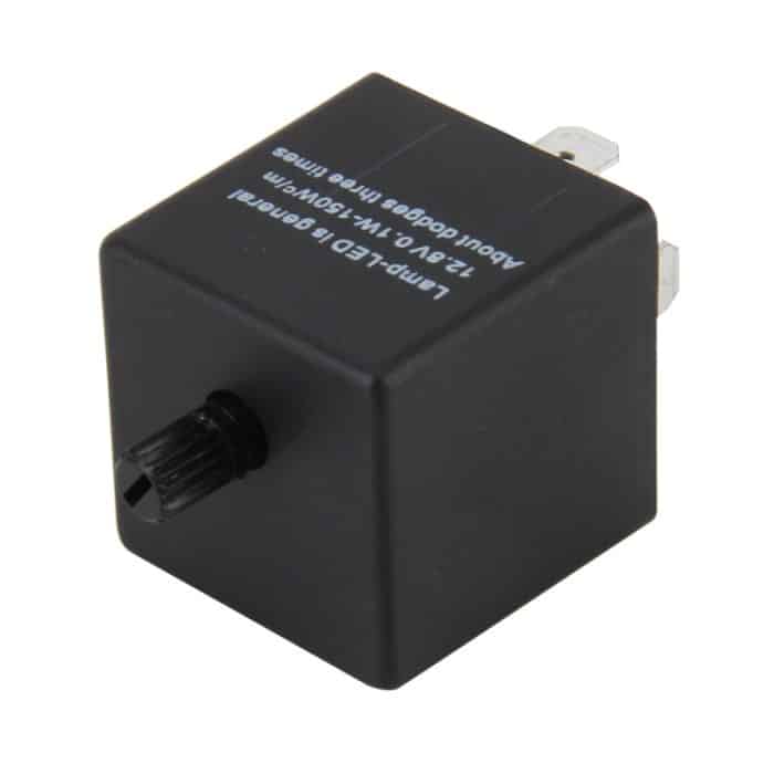 CF13 JL-02 Blinker für LED-Auto-Auto-Styling 3-poliger LED-Blinker Frequenzverstellbarer Auto-Blinkrelais Fix Hyper Flash Allgemeines Lampen-LED-Lichtrelais für japanische Autos – Bild 3