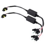 2 PCS DC 12V Universal H4-Lampenkabelbaum Kabelbaum Relais Kabelbaum Relais Verkabelung HID Relais Kabelbaum HID H4 Xenon Light System Relaiskabelbaum für Hi / Lo HID