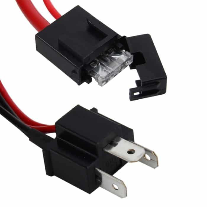 DC 12V 40A H4 Lampenart Stärkung Line Group HID-Xenon-Controller Kabel Relais Verdrahtung – Bild 4
