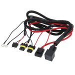 DC 12V 40A H7 Lampenart Stärkung Line Group HID-Xenon-Controller Kabel Relais Verdrahtung – Bild 2