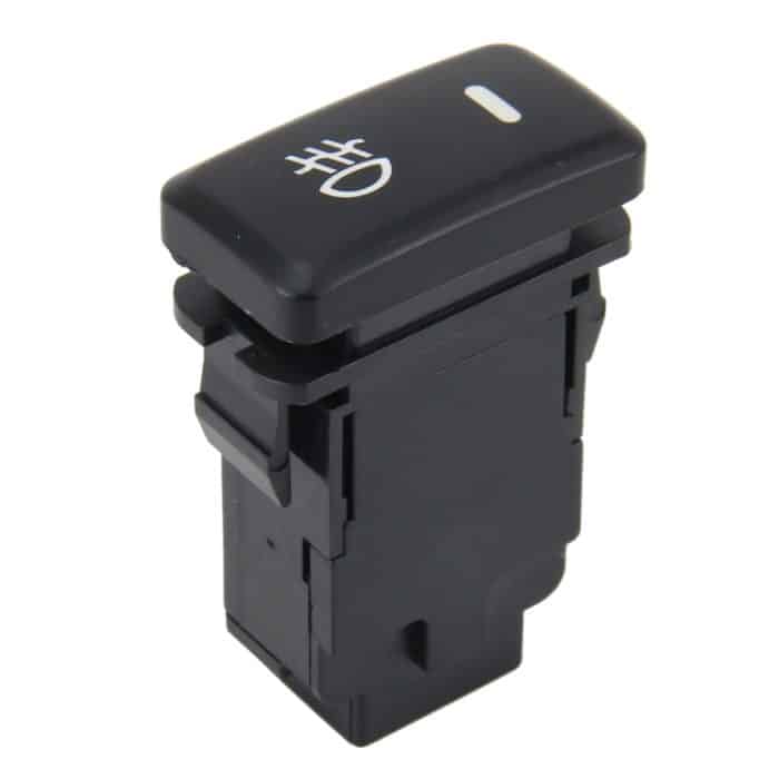 Auto-Nebelscheinwerfer-Lampenanzeige 5-polige Ein- und Ausschalter-Steuerung 4 Kabel Auto-Auto-Nebelscheinwerfer 5-poliger Schalter Ein-Aus-Schalter für Toyota, große Größe: 6 * 2,8 * 1,7 cm (gelbes Licht) – Bild 2