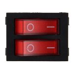 Auto LKW Bootsschalter Kipplichtschalter 4-polig Wasserdicht 12 / 24V Auto Auto Universal DIY 4-poliger Doppelsteuerungsschalter AUS-EIN Druckknopf – Bild 4