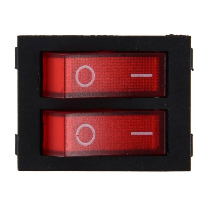 Auto LKW Bootsschalter Kipplichtschalter 4-polig Wasserdicht 12 / 24V Auto Auto Universal DIY 4-poliger Doppelsteuerungsschalter AUS-EIN Druckknopf – Bild 4