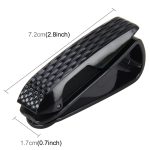 Fahrzeugmontierte Brille Clip Auto Sonnenbrille Brillenhalter Brille Sonnenbrille Halter Brillenhalter – Bild 2