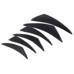 6 PCS / Set Universal Car Plastic Anti-Kollisions-Aufkleber Auto Anti-Kollisions-Stange Automatischer Anti-Kollisions-Streifen Stoßstangenschutz Universal Auto Aufkleber Tür Seitenschutz Felgenschutz