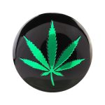 4 PCS Car-Styling Grün Blätter Muster Metall Radnabe Dekorativer Aufkleber, Durchmesser: 5,8 cm – Bild 2