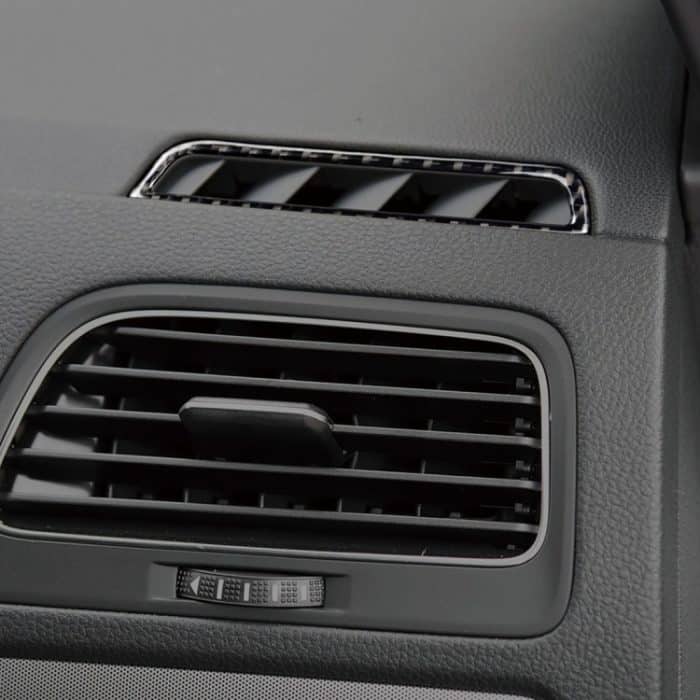 Auto Carbon Fiber Air Outlet Dekorativer Aufkleber für Volkswagen Golf 7 2013-2017, Linksantrieb – Bild 6