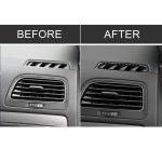 Auto Carbon Fiber Air Outlet Dekorativer Aufkleber für Volkswagen Golf 7 2013-2017, Linksantrieb – Bild 7