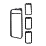 Auto Carbon Fiber Window Lift Panel Dekorativer Aufkleber für Volkswagen Golf 7 2013-2017, Linkslenker – Bild 2