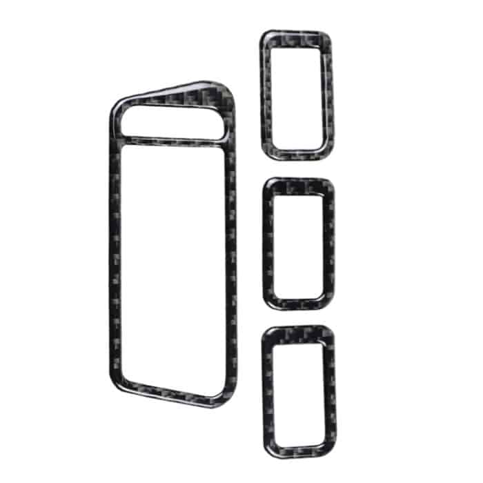 Auto Carbon Fiber Window Lift Panel Dekorativer Aufkleber für Volkswagen Golf 7 2013-2017, Linkslenker – Bild 2