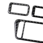 Auto Carbon Fiber Window Lift Panel Dekorativer Aufkleber für Volkswagen Golf 7 2013-2017, Linkslenker – Bild 3