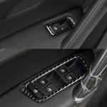 Auto Carbon Fiber Window Lift Panel Dekorativer Aufkleber für Volkswagen Golf 7 2013-2017, Linkslenker – Bild 6