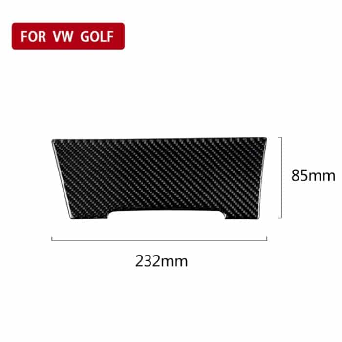 Auto Carbon Fiber Zigarettenanzünder Dekorativer Aufkleber für Volkswagen Golf 7 2013-2017 – Bild 5