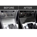 Auto Carbon Fiber Zigarettenanzünder Dekorativer Aufkleber für Volkswagen Golf 7 2013-2017 – Bild 7