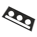 Auto Carbon Fiber Klimaanlage Drehknopf Dekorativer Aufkleber für Volkswagen Golf 7 2013-2017 – Bild 2