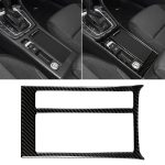 Auto Carbon Fiber Water Cup Panel dekorative Aufkleber für Volkswagen Golf 7 2013-2017, Linksantrieb