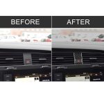 Auto Carbon Faser Notlichtrahmen dekorative Aufkleber für Volkswagen Golf 7 2013-2017, Linksantrieb – Bild 7