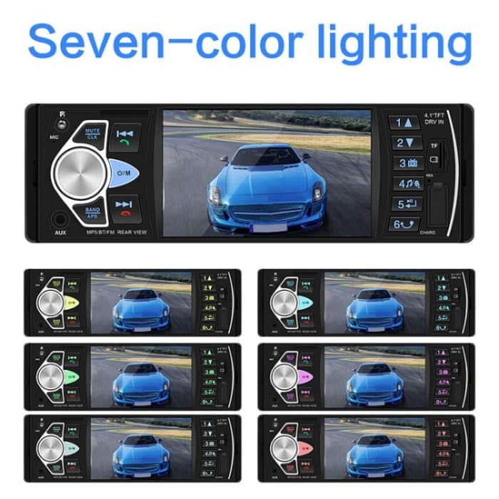 SWM-4022D HD 4,1 Zoll 12 V Universal-Autoradio-Empfänger MP5-Player, unterstützt FM-, Bluetooth- und TF-Karte mit Fernbedienung – Bild 7