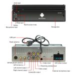 SU 9701 1 GB + 32 GB, 7 Zoll (17,8 cm) HD, faltbarer universeller Android-Autoradioempfänger, MP5-Player, unterstützt FM, Bluetooth, TF-Karte, GPS, Telefonverbindung und WLAN – Bild 4