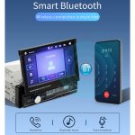 T100 7-Zoll-HD-Universal-Autoradioempfänger MP5-Player, unterstützt FM & AM & RDS & Bluetooth & Telefonverbindung mit Fernbedienung – Bild 12