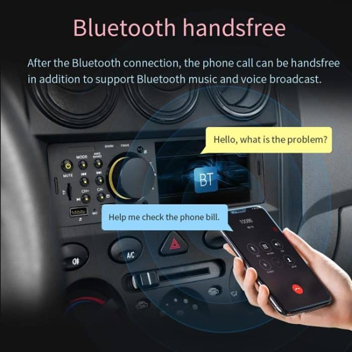 7805 4,1-Zoll-Universal-Autoradio-Empfänger MP5-Player, unterstützt FM-, Bluetooth- und TF-Karten mit Fernbedienung – Bild 11