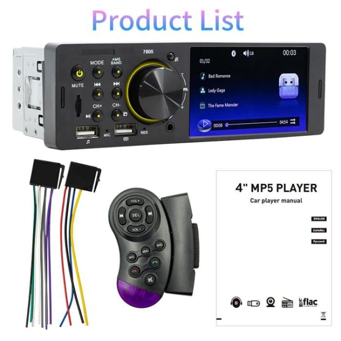 7805 4,1-Zoll-Universal-Autoradio-Empfänger MP5-Player, unterstützt FM-, Bluetooth- und TF-Karten mit Fernbedienung – Bild 6