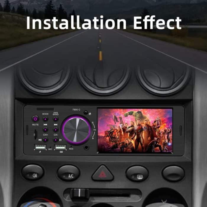 SWM-7805C 4,1-Zoll-Touchscreen Universal-Autoradio-Empfänger MP5-Player, unterstützt FM-, Bluetooth- und TF-Karten mit Fernbedienung – Bild 19