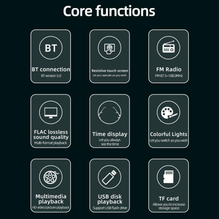 SWM-7805C 4,1-Zoll-Touchscreen Universal-Autoradio-Empfänger MP5-Player, unterstützt FM-, Bluetooth- und TF-Karten mit Fernbedienung – Bild 9