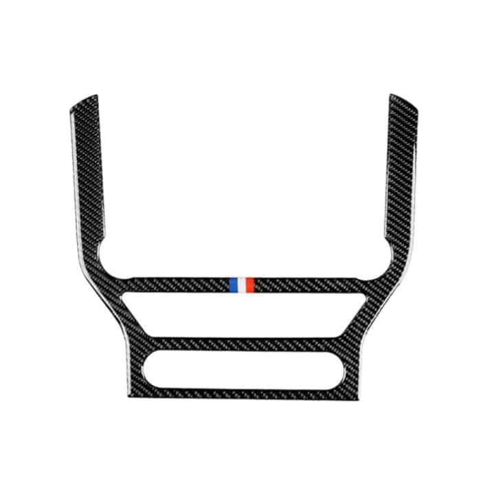 Auto USA Farbe Kohlefaser CD Panel dekorative Aufkleber für Ford Mustang 2015-2017 – Bild 2
