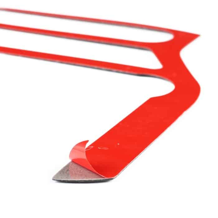 Auto USA Farbe Kohlefaser CD Panel dekorative Aufkleber für Ford Mustang 2015-2017 – Bild 4