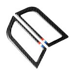 2 PCS Auto USA Farbe Kohlefaser Seite Luftauslass Dekorative Aufkleber für Ford Mustang 2015-2017 – Bild 2