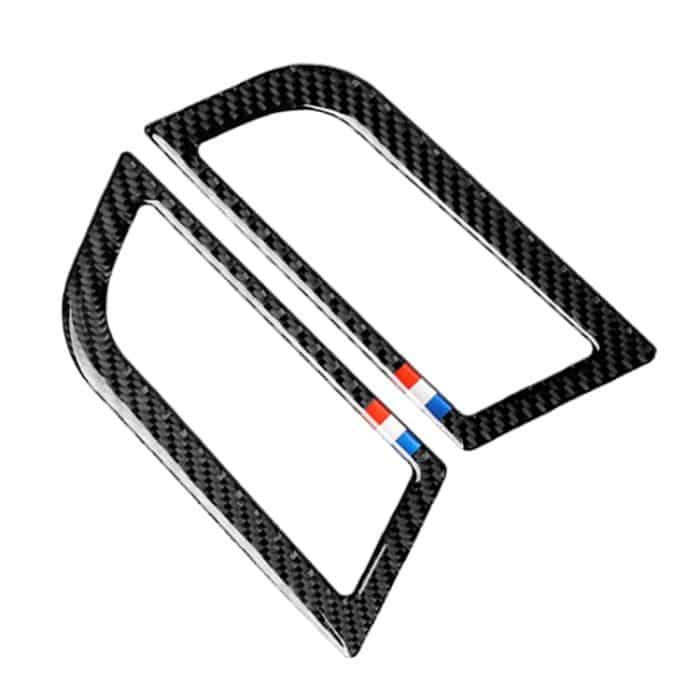 2 PCS Auto USA Farbe Kohlefaser Seite Luftauslass Dekorative Aufkleber für Ford Mustang 2015-2017 – Bild 2