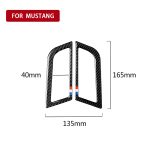 2 PCS Auto USA Farbe Kohlefaser Seite Luftauslass Dekorative Aufkleber für Ford Mustang 2015-2017 – Bild 5