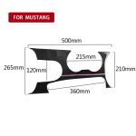 Auto USA Farbe Kohlefaser Linksantrieb Zahnrad Position Panel Dekorative Aufkleber für Ford Mustang 2015-2017 – Bild 5