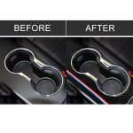 Auto USA Farbe Kohlefaser Linksantrieb Zahnrad Position Panel Dekorative Aufkleber für Ford Mustang 2015-2017 – Bild 7