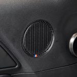2 PCS Auto USA Farbe Kohlefaser Horn Ring dekorative Aufkleber für Ford Mustang 2015-2017 – Bild 6