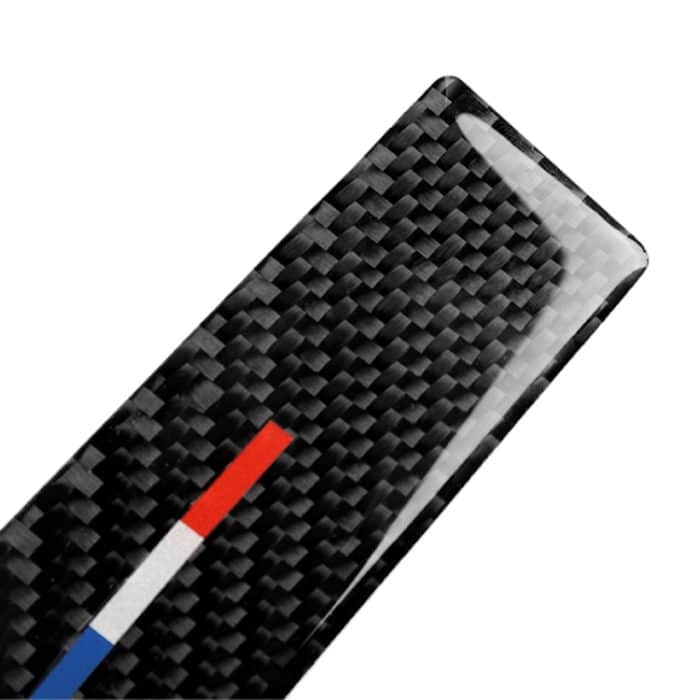 2 PCS Car USA Farbe Carbon Faser Central Control Dekorativer Aufkleber für Ford Mustang 2015-2017 – Bild 3