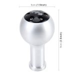 Universal Vehicle Car Bat Pattern Schalthebelabdeckung Handbuch Automatischer Aluminium-Schaltknauf (Silber), Größe: 5 * 9 cm – Bild 2