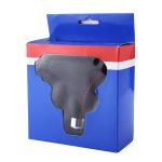 Universal Vehicle Car Schwarz Leder Schalthebelabdeckung Handbuch Automatischer Schaltknauf – Bild 7