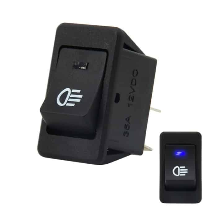 CMS3891BL.jpg 30 Ampere 12 Volt vier Stecker LED ON OFF Auto Nebelscheinwerfer Schalter – Bild 1