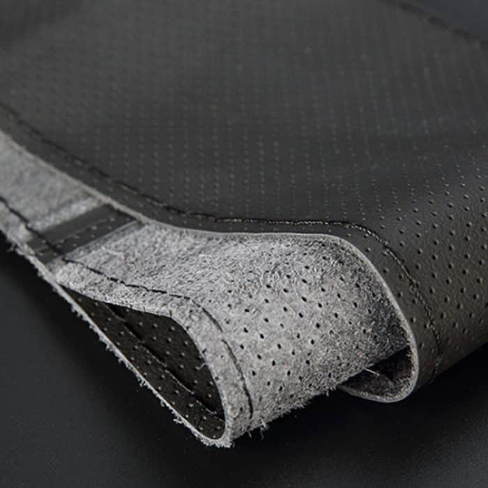 Handgenähter Four Seasons-Lenkradbezug aus echtem Leder für 38-cm-Lenkrade – Bild 4